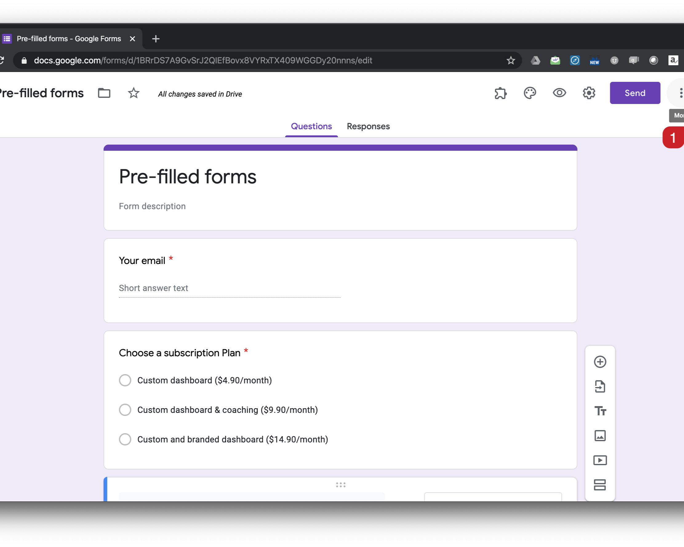 Session-Aware Smart Form Prefiller